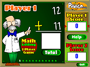 Click to Play Two Player Math Game