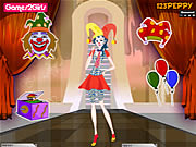 Click to Play Billy Clown Girl Dressup