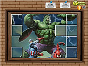 Click to Play Photo Mess - Hulk With Friends