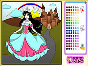 Click to Play Castle Of Princess Coloring Game