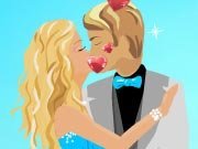 Click to Play Barbie and Ken Kissing