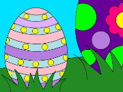 Click to Play Easter Eggs Coloring
