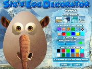 Click to Play Ice Age 3: Sid's Egg Decorator